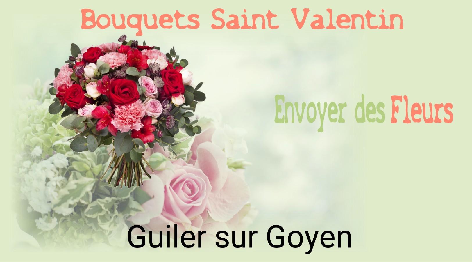 Roses de Saint-Valentin livrées à Guiler-sur-Goyen